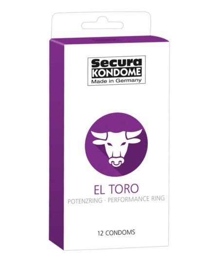Secura Kondome El Toro Performance Ring x12 Condoms Control Condoms