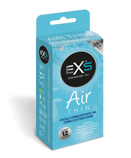 EXS Air Thin Condoms 12 Pack Ultra Thin