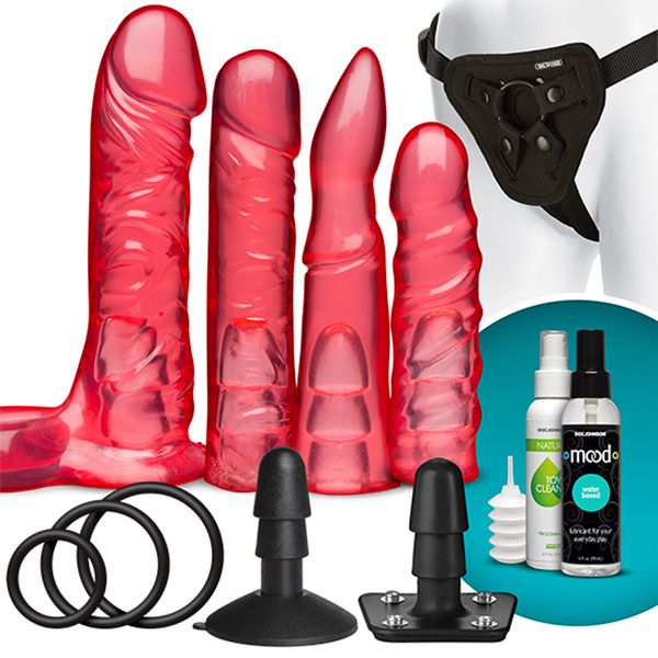 VacULock Crystal Jellies Harness Set Sex Kits