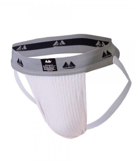 Jockstrap White with 2 Inch Band Male