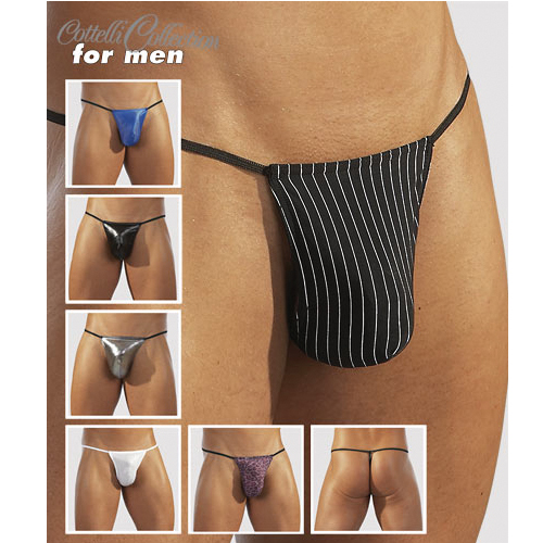 Set Of 7 G String Pouches Male