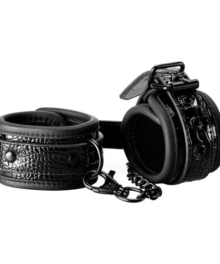 Blaze Luxury Fetish Hand Cuffs Black Handcuffs