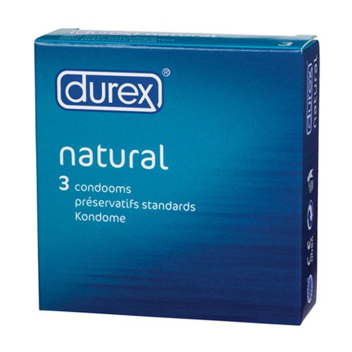 Natural x 3 Condoms Natural and Regular