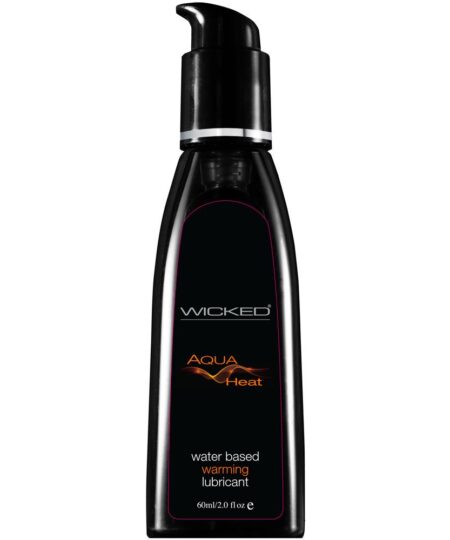 Wicked Aqua Heat Waterbased Warming Lubricant 60mls Lubricants and Oils