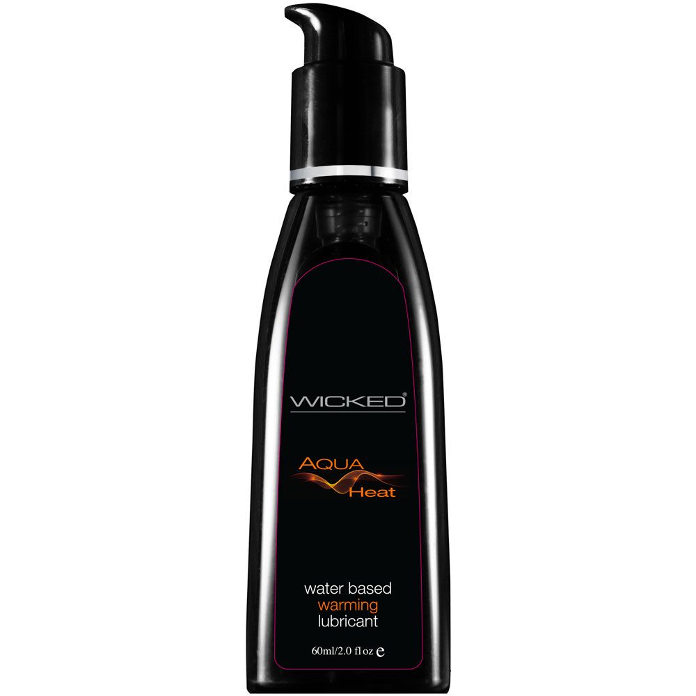 Wicked Aqua Heat Waterbased Warming Lubricant 60mls Lubricants and Oils
