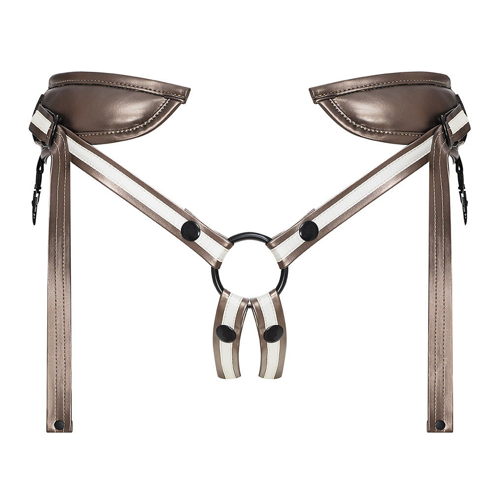 Strap On Me Leatherette Desirous Harness One Size Strap on Dildo