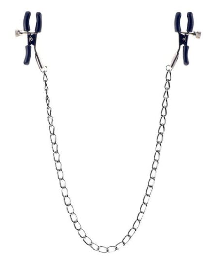 Squeeze And Please Nipple Clamps With Chain Nipple Clamps