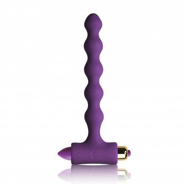 Rocks Off Pearls Petite Sensations Purple Butt Plug Vibrating Buttplug