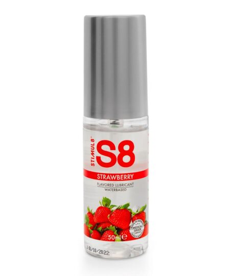 S8 Strawberry Flavored Lube 50ml Flavoured Lubricants and Oils