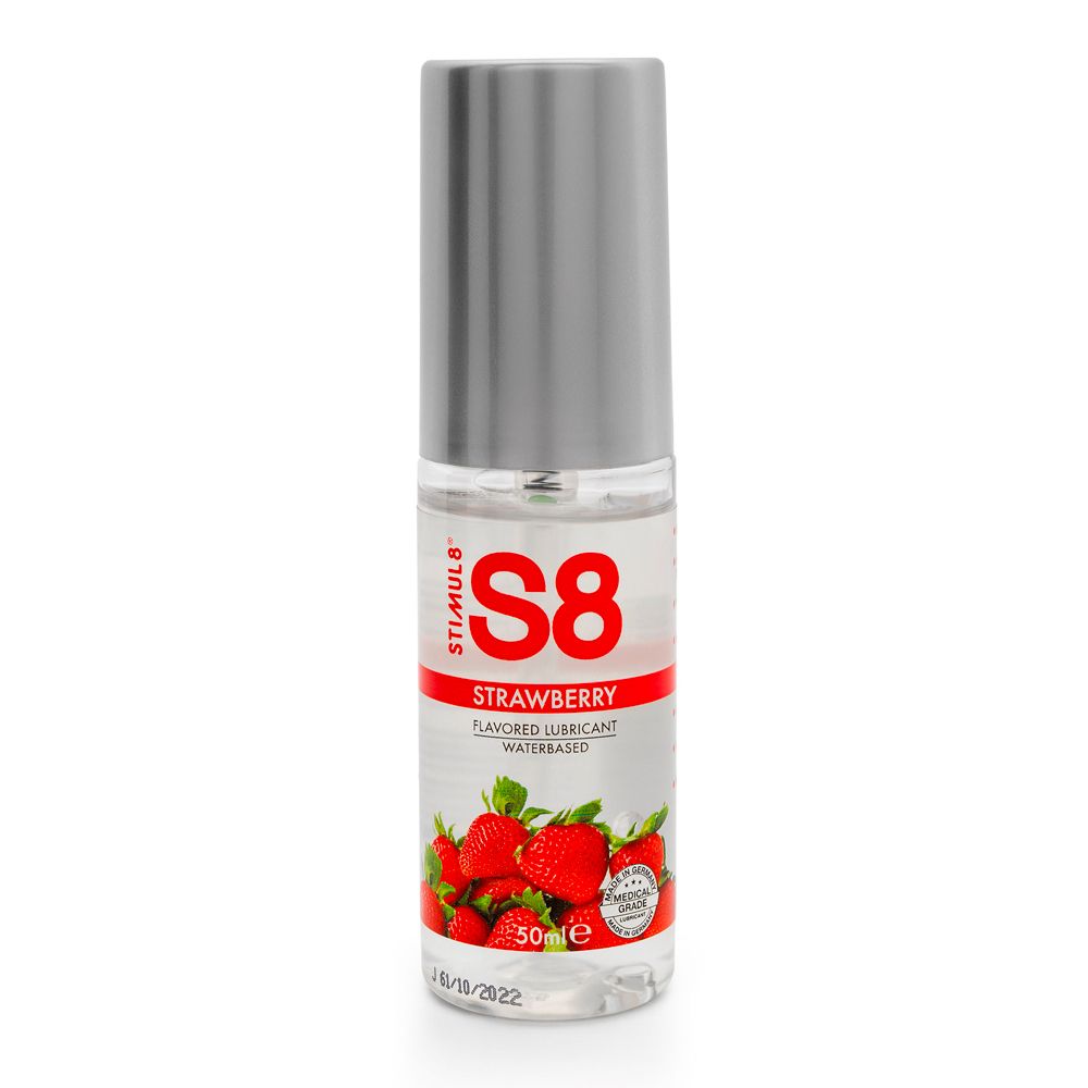S8 Strawberry Flavored Lube 50ml Flavoured Lubricants and Oils