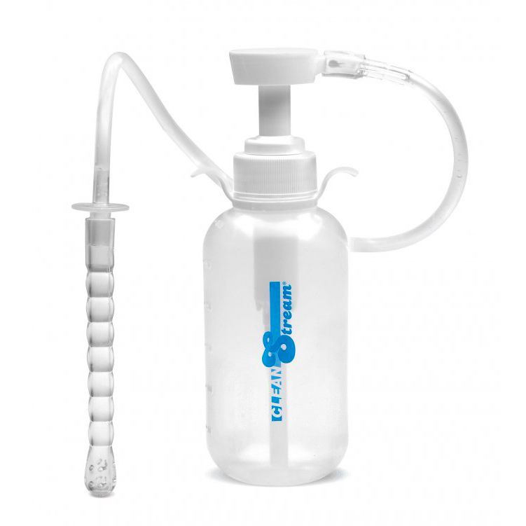 Pump Action Enema Bottle With Nozzle Personal Hygiene