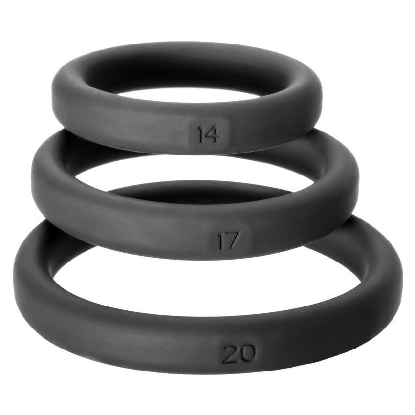 Perfect Fit XactFit Cockring Sizes 14, 17, 20 Love Rings