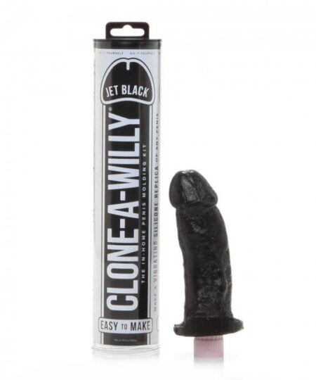 Clone A Willy Jet Black Vibrator Mould your own kits