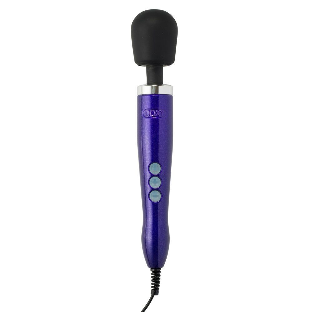Doxy Die Cast Wand Massager PURPLE UK Plug Wand Massagers and Attachments