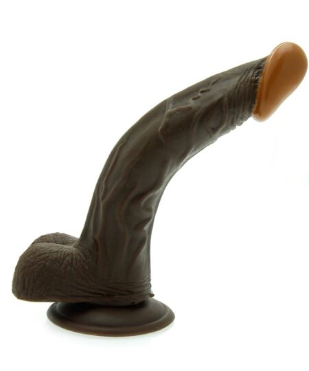 Curved Passion 7.5 Inch Dong Brown Realistic Dildos