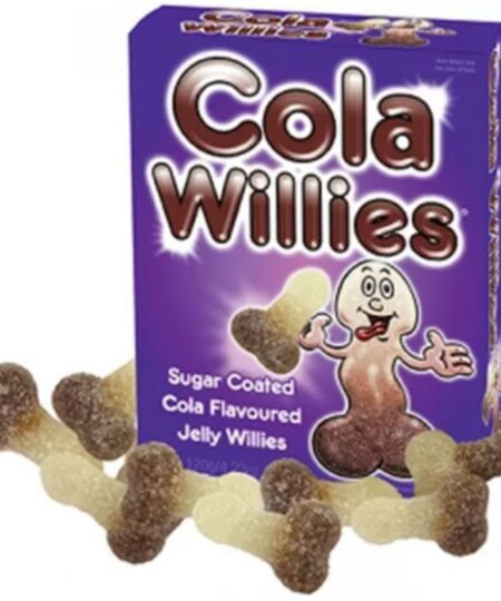 Sugar Coated Cola Flavoured Jelly Willies Edible Treats