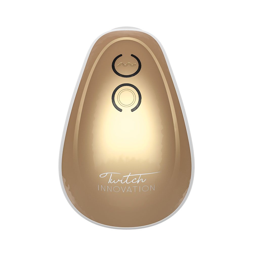 Twitch Gold Hands Free Suction And Vibration Toy Clitoral Vibrators and Stimulators