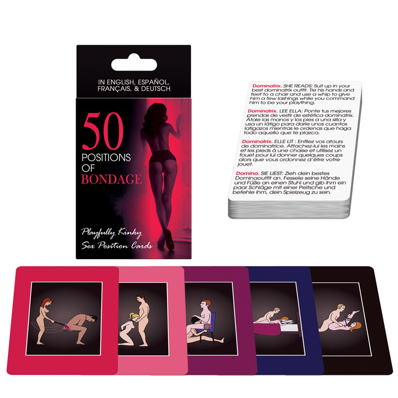 50 Positions Of Bondage Sex Position Cards Games