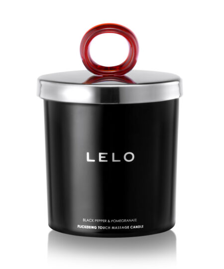 Lelo Black Pepper And Pomegranate Flickering Touch Massage Candl Bath and Massage
