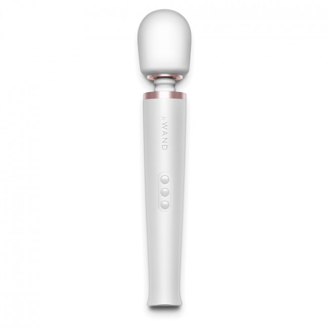 Le Wand Rechargeable White Massager Wand Massagers and Attachments