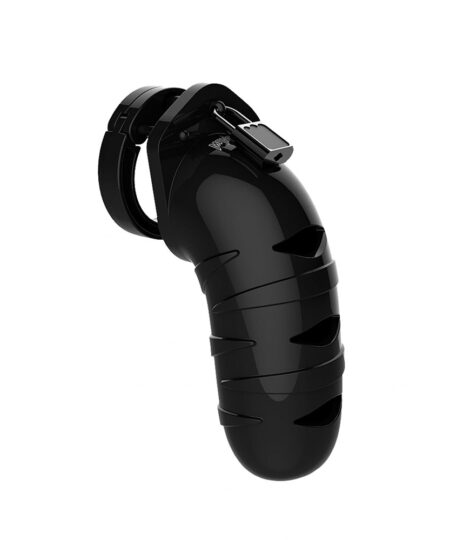 Man Cage 05 Male 5.5 Inch Black Chastity Cage Male Chastity
