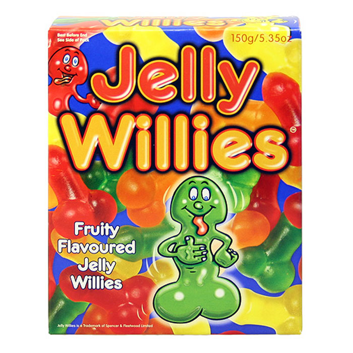 Fruit Flavoured Jelly Willies Edible Treats