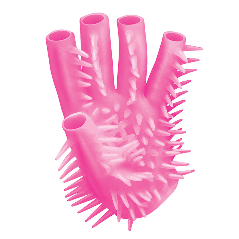 Pink Masturbating Glove Masturbators