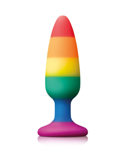 Pride Pleasure Plug Rainbow Medium Butt Plugs
