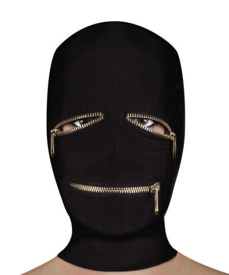 Ouch Extreme Zipper Mask With Eye And Mouth Zipper Masks