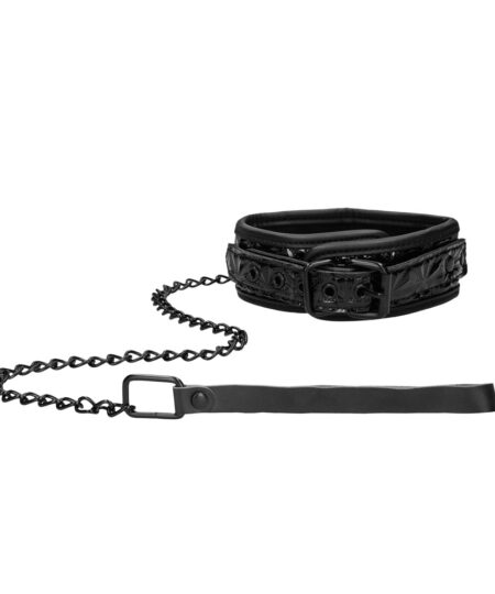 Ouch Luxury Collar With Leash Collars