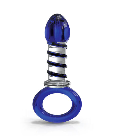 Icicles No.81 Blue Glass Juicer Dildo Glass