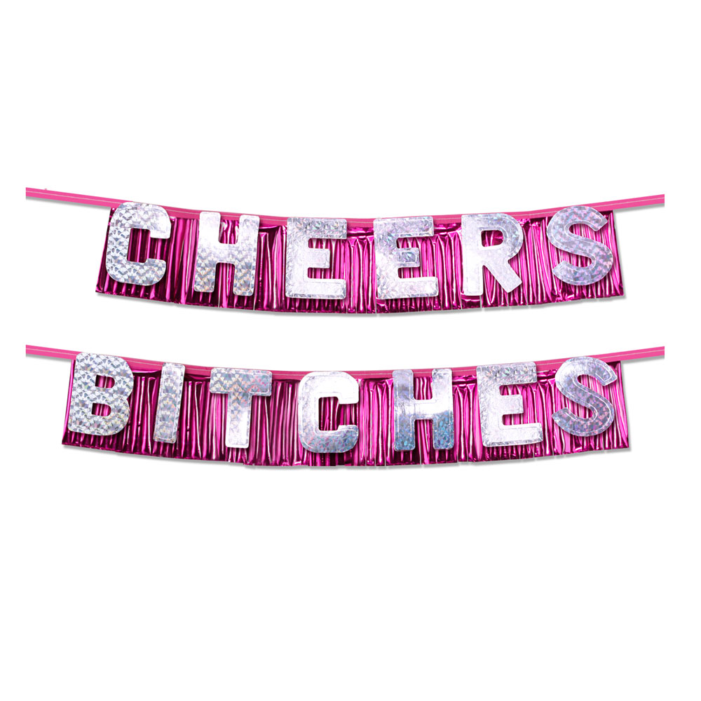 Bachelorette Party Favors Cheers Bitches Party Banner Hen And Stag Nights
