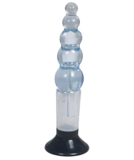 Water Soft Mounts Unisex Ribbed Vibrating Probe Vibrating Buttplug