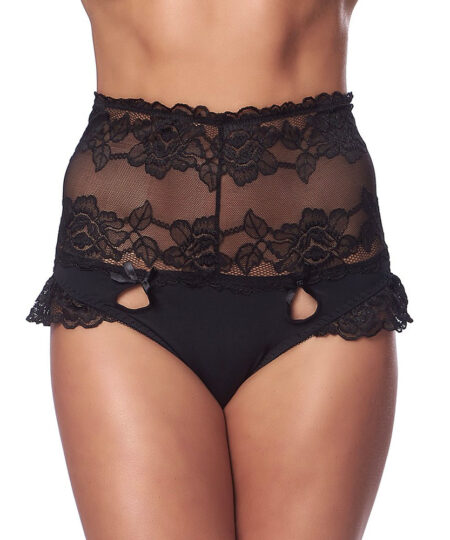 Perfect Fit Black High Waist Panty Female