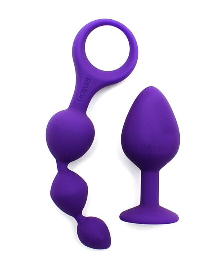 Barcelona Purple Anal Pleasure Play Set Butt Plug Kits