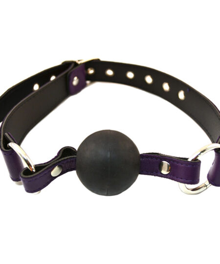 Rouge Garments Ball Gag Purple Gags and Bits