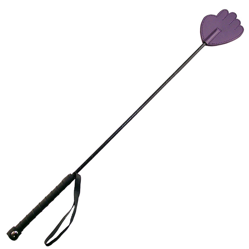 Rouge Garments Hand Riding Crop Purple Whips