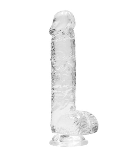 RealRock 6 Inch Transparent Realistic Crystal Clear Dildo Realistic Dildos