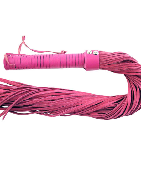 Rouge Garments Pink Suede Flogger Whips