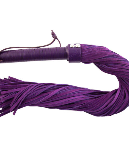 Rouge Garments Purple Suede Flogger Whips