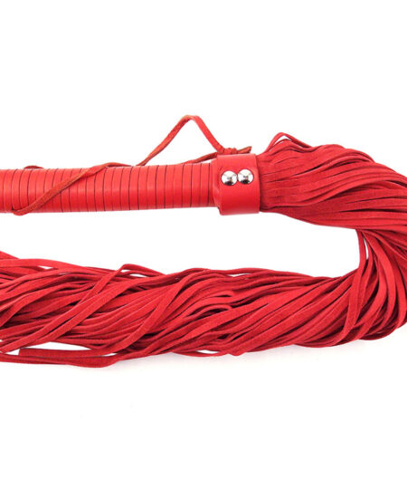 Rouge Garments Red Suede Flogger Whips