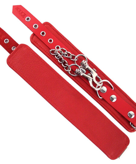 Rouge Garments Wrist Cuffs Red Restraints