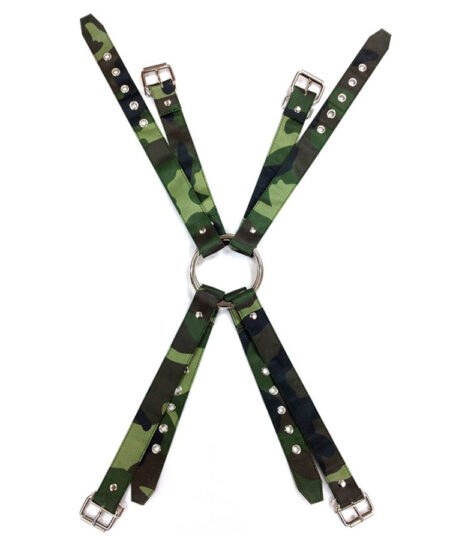 Rouge Army Camouflage Chest Harness Restraints