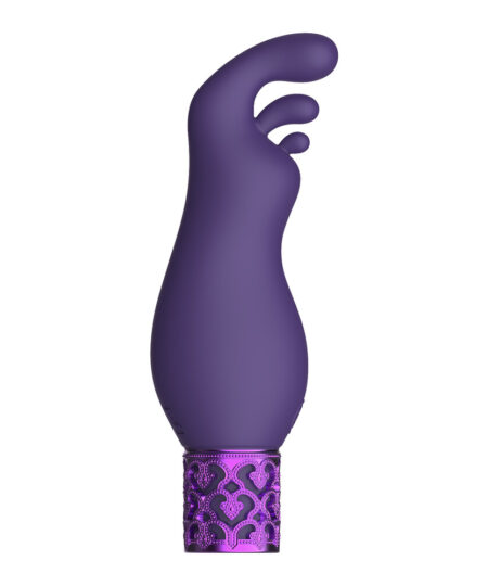 Royal Gems Exquisite Rechargeable Silicone Bullet Purple Bunny Vibrators