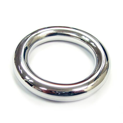 Rouge Stainless Steel Round Cock Ring 40mm Bondage Cock Rings
