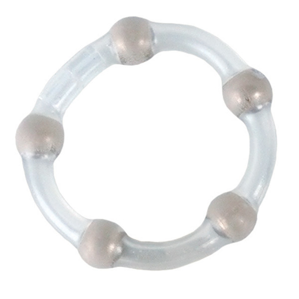 Metallic Bead Ring Love Rings
