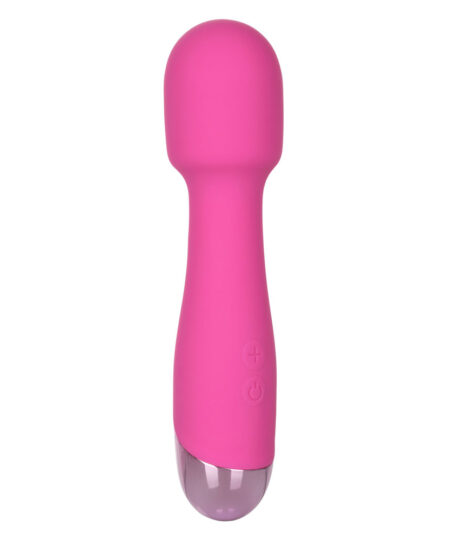 Pink Rechargeable Mini Miracle Massager Wand Massagers and Attachments