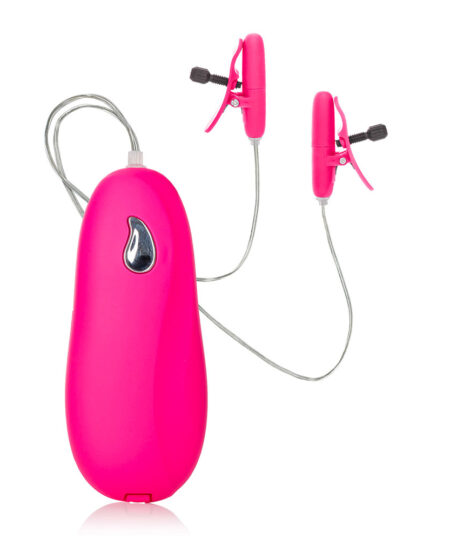 Heated Vibrating Nipple Teasers Pink Nipple Vibrators