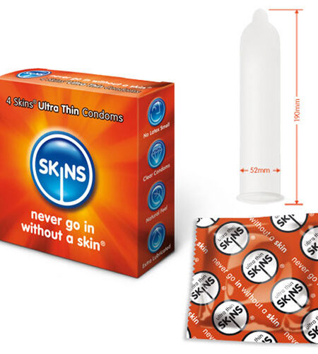 Skins Condoms Ultra Thin 4 Pack Ultra Thin
