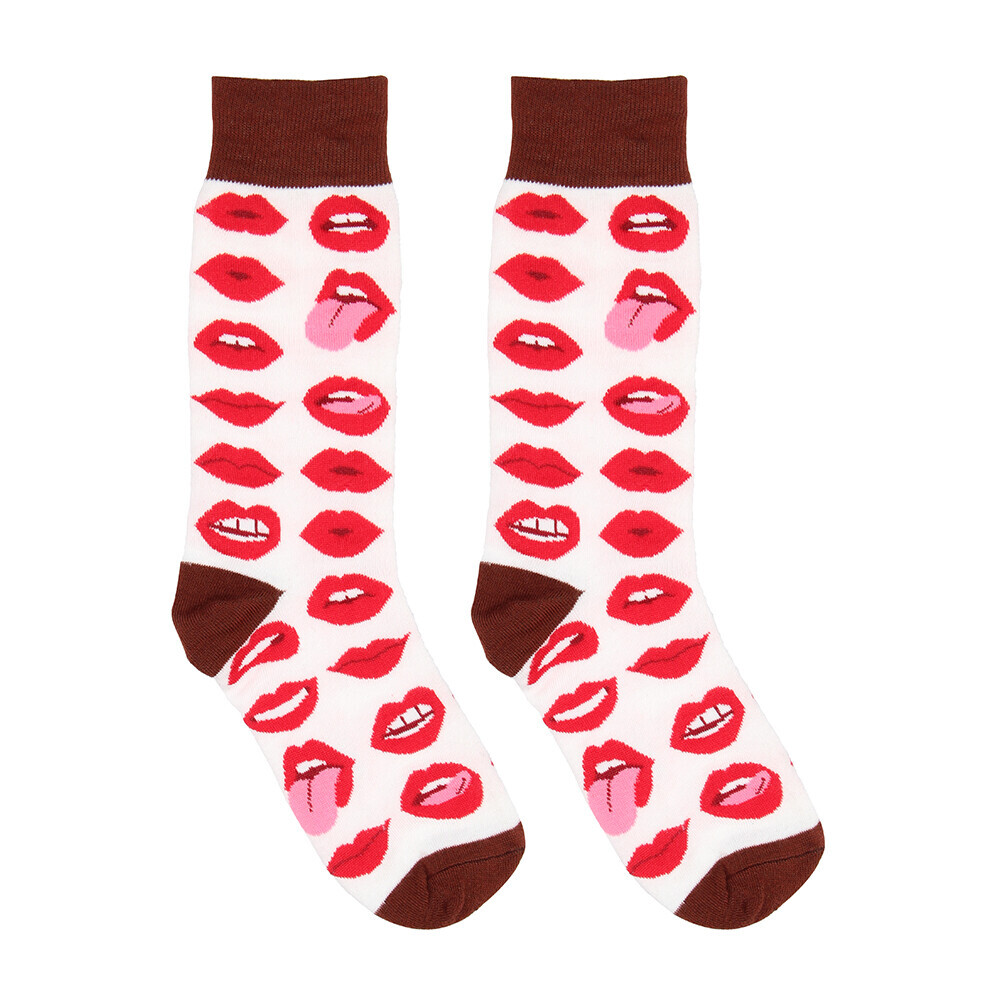 Lip Love Sexy Socks Size 36 to 41 Novelties